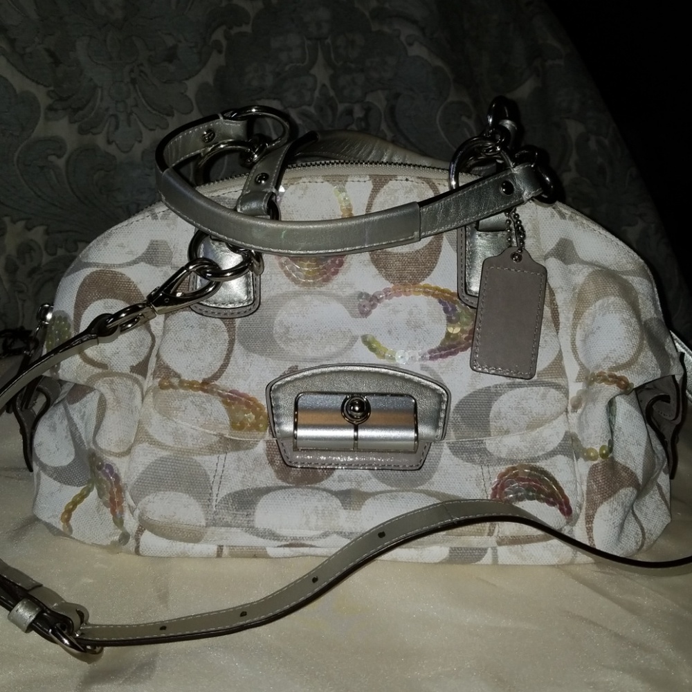 Ivory Signature Coach Satchel
